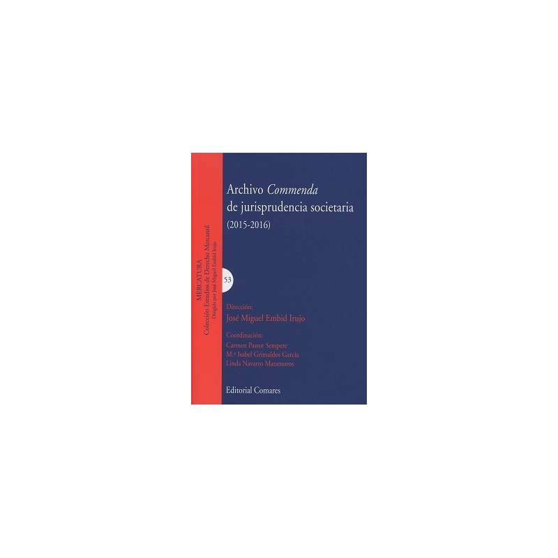 Archivo Commenda de jurisprudencia societaria (2015-2016)