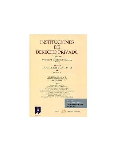 Instituciones de Derecho Privado. T-III.V.2º